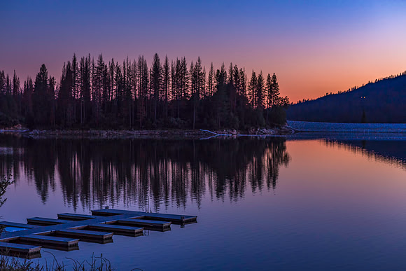 Bass Lake Dam View from Marina View