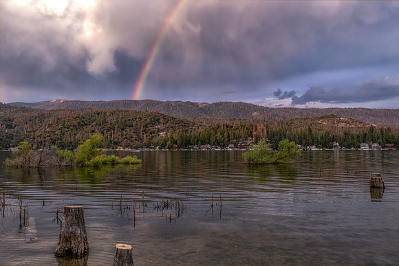 Rainbow at Bass Lake